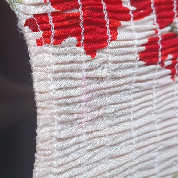 Favant Hawaii Tropical print dress, elastic bodice size medium/large - Picture 6 of 8